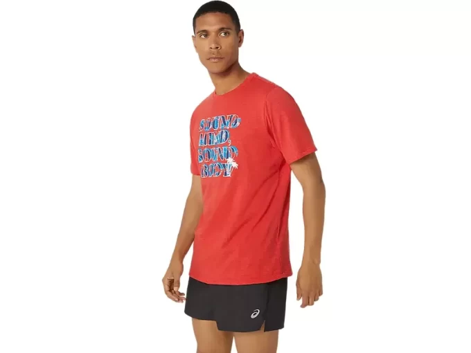 ASICS HIBISCUS SLOGAN -t-paita