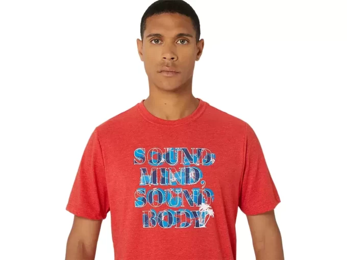 ASICS HIBISCUS SLOGAN -t-paita