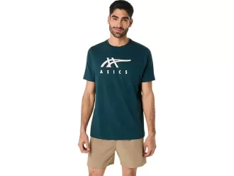 ASICS RAIDALLINEN LYHYTHIHAINEN T-PAITA