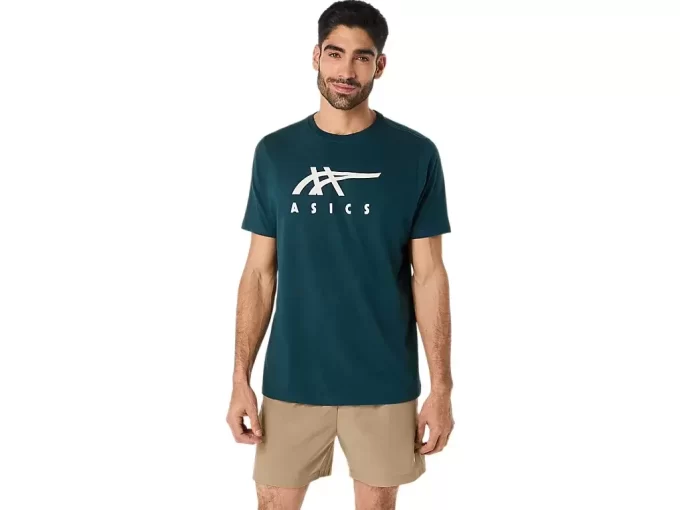 ASICS RAIDALLINEN LYHYTHIHAINEN T-PAITA