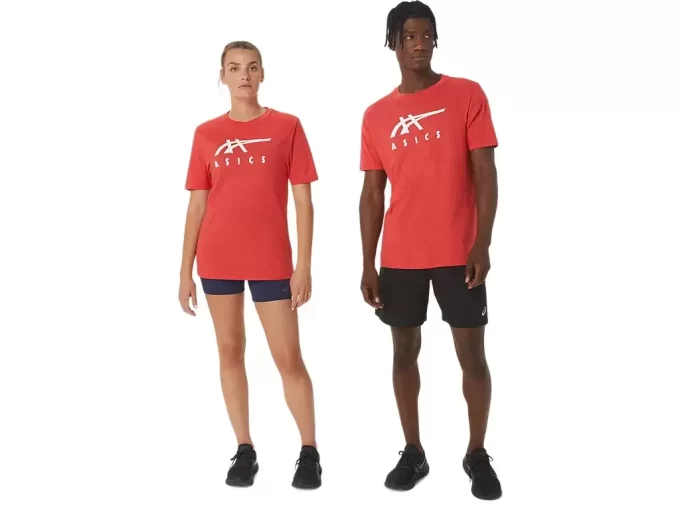 ASICS RAIDALLINEN LYHYTHIHAINEN T-PAITA