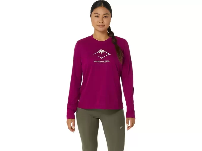 FUJITRAIL-LOGOLLINEN PITKÄHIHAINEN TOPPI