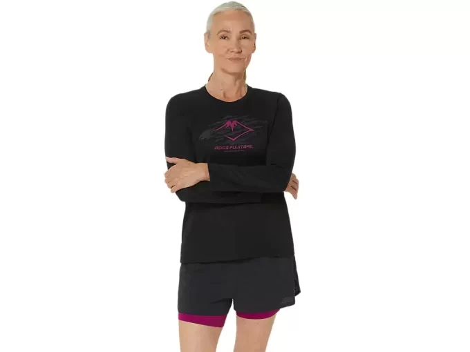 FUJITRAIL-LOGOLLINEN PITKÄHIHAINEN TOPPI