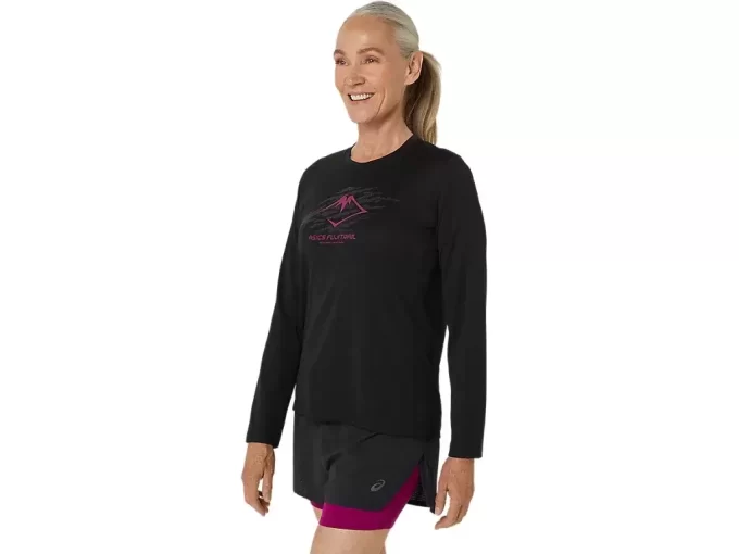 FUJITRAIL-LOGOLLINEN PITKÄHIHAINEN TOPPI