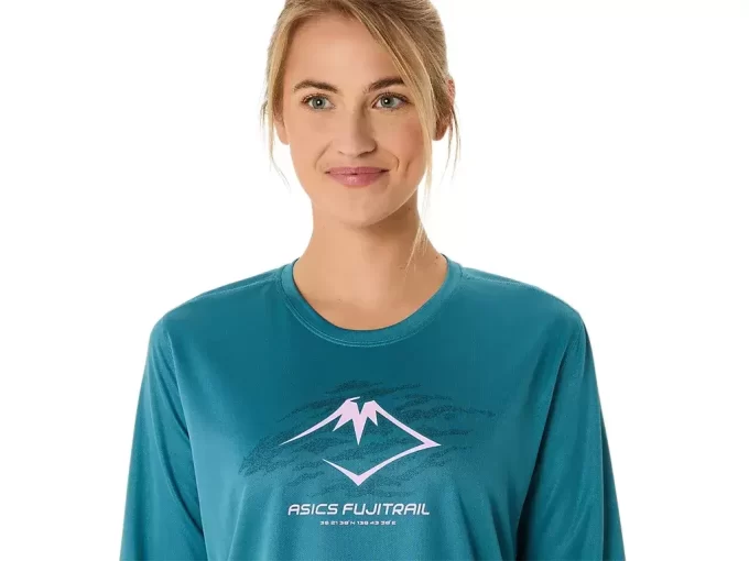 FUJITRAIL-LOGOLLINEN PITKÄHIHAINEN TOPPI