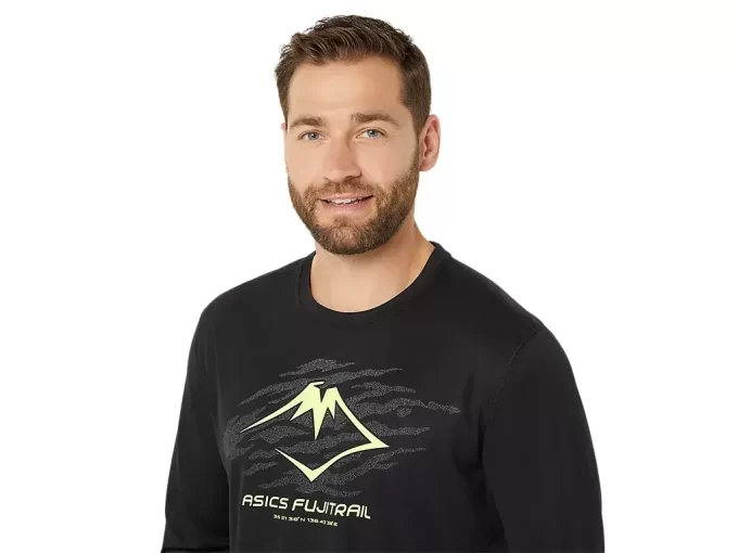 FUJITRAIL-LOGOLLINEN PITKÄHIHAINEN TOPPI