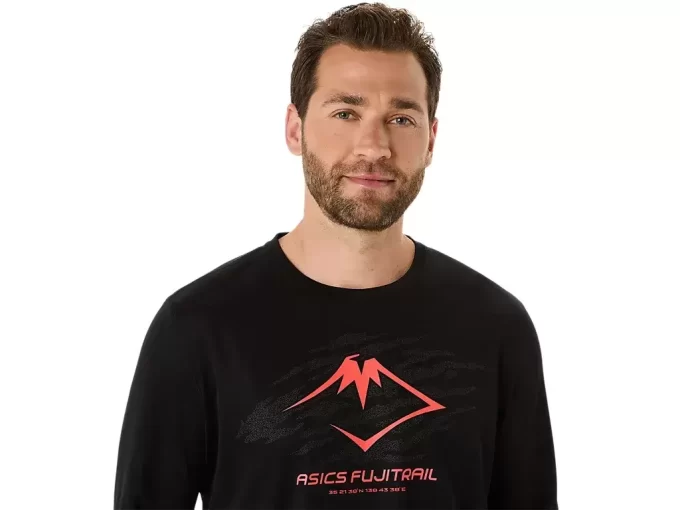 FUJITRAIL-LOGOLLINEN PITKÄHIHAINEN TOPPI