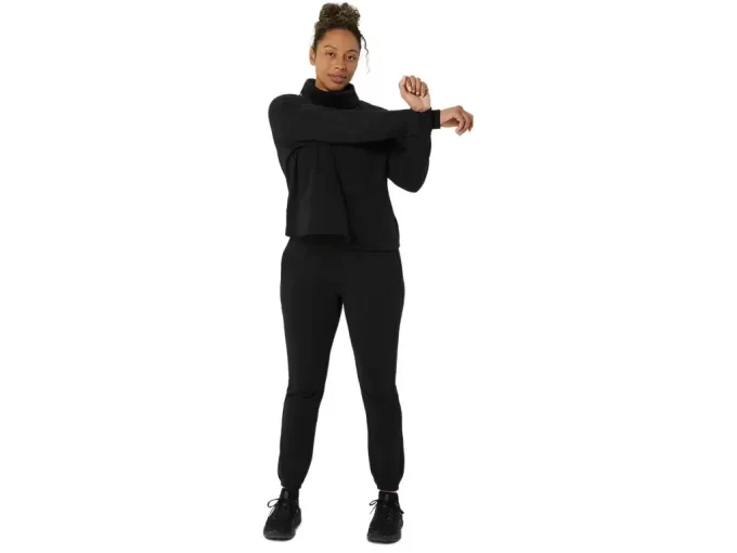 Korkeakauluksinen ranskalainen froteepaita