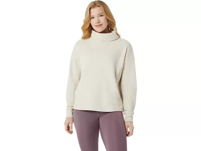 Korkeakauluksinen ranskalainen froteepaita