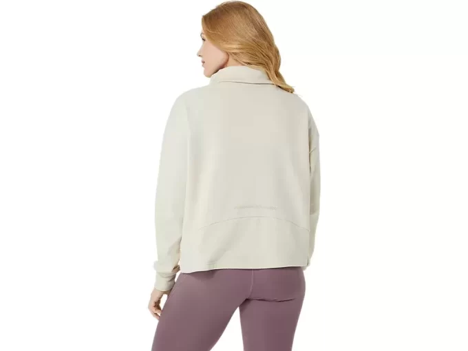 Korkeakauluksinen ranskalainen froteepaita