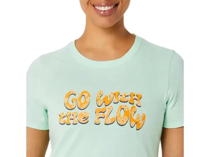 NAISTEN ASICS BALANCED LYHYTHIHAINEN T-PAITA