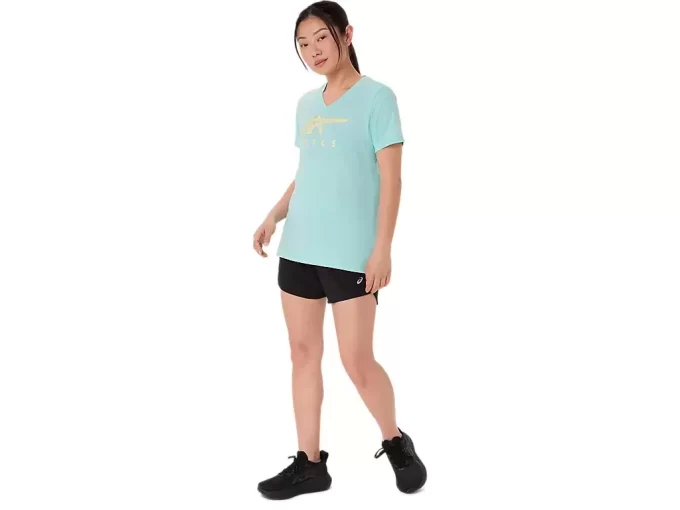 NAISTEN ASICS RAIDALLINEN V-KAULUSPAITA