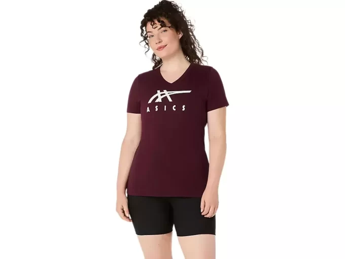 NAISTEN ASICS RAIDALLINEN V-KAULUSPAITA