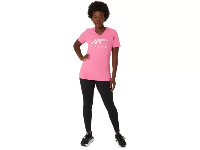 NAISTEN ASICS RAIDALLINEN V-KAULUSPAITA