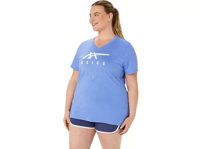 NAISTEN ASICS RAIDALLINEN V-KAULUSPAITA
