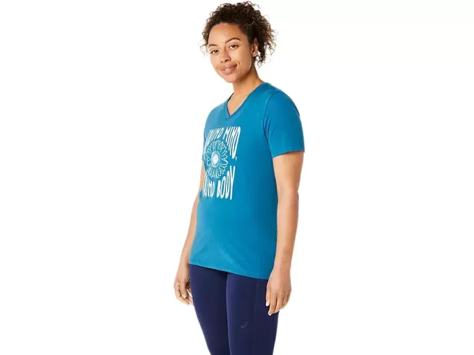 NAISTEN AURINGONKUKKAKUOSINEN ISLOGAANIPAITA V-AUKKOINEN