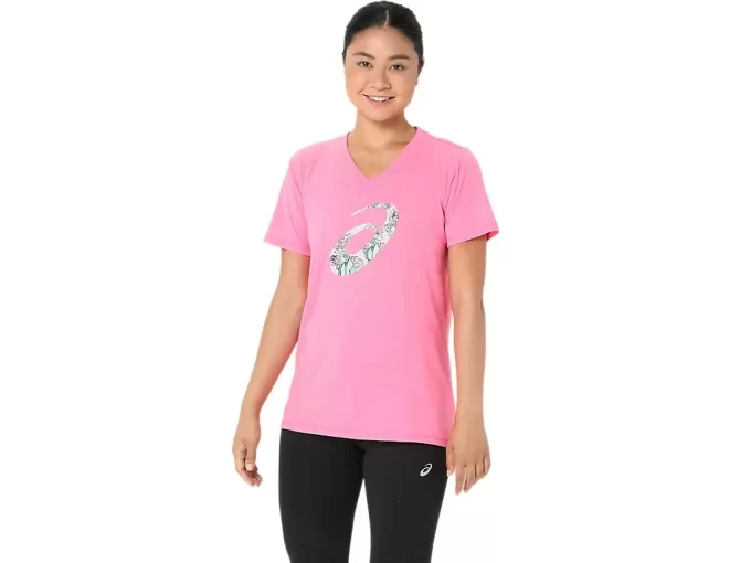 NAISTEN CARNATION-KUOSINEN LYHYTHIHAINEN V-AUKKOINEN PAIDA