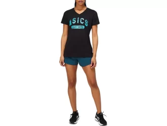 NAISTEN LYHYTHIHAINEN V-AUKKOINEN T-PAITA, PER. 1977