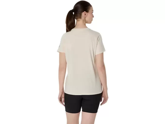 NAISTEN LYHYTHIHAINEN V-AUKKOINEN T-PAITA, PER. 1977