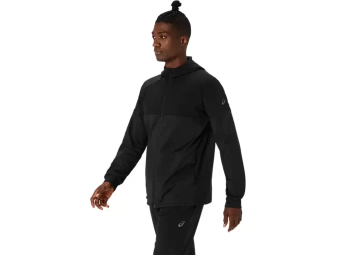 NEULETTU JERSEY-KOKONAISVETOKAULAINEN HUPPARI