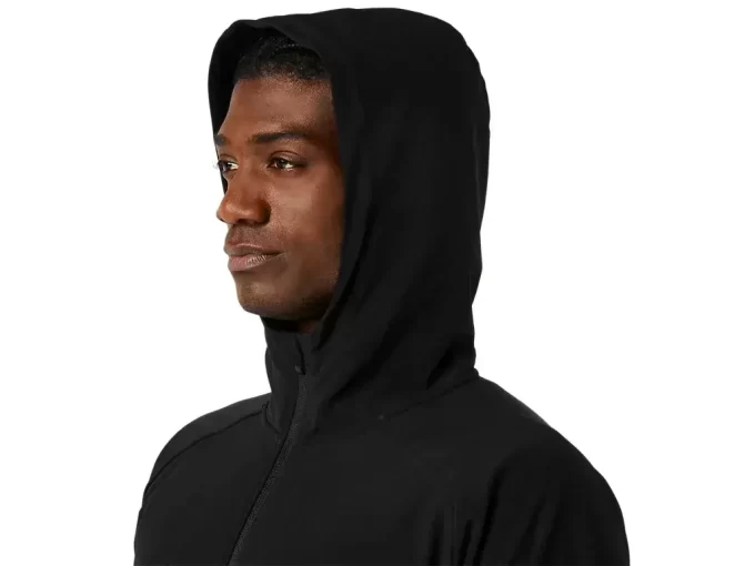 NEULETTU JERSEY-KOKONAISVETOKAULAINEN HUPPARI