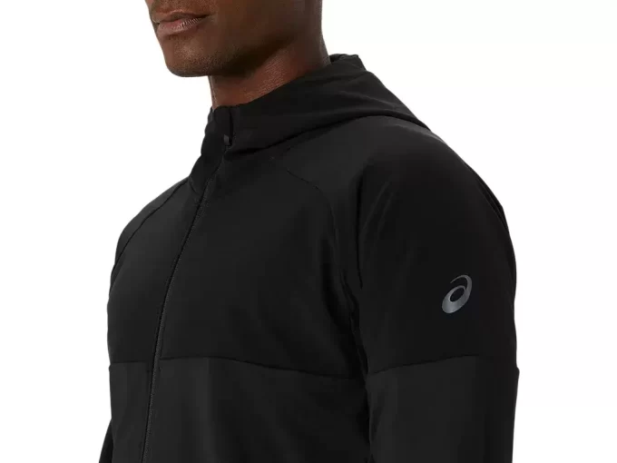 NEULETTU JERSEY-KOKONAISVETOKAULAINEN HUPPARI