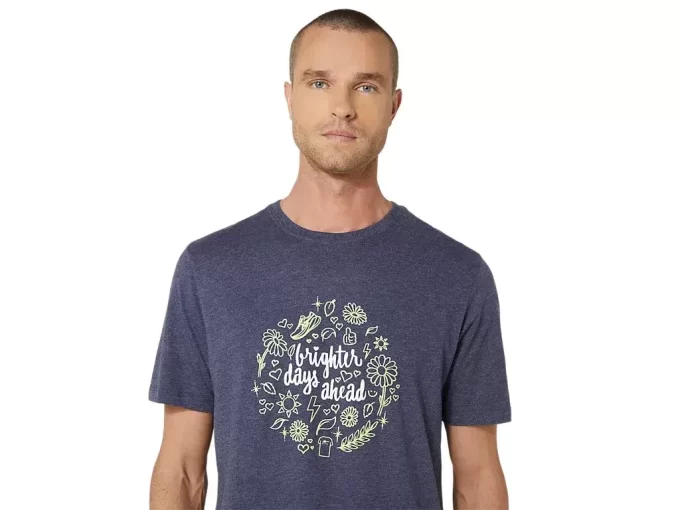 UNISEX ASICS BRIGHTER DAYS AHEAD LYHYTHIHAINEN T-PAITA