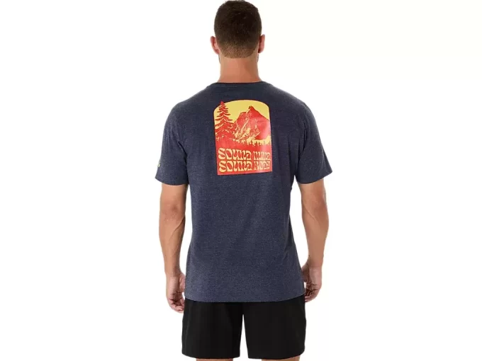 UNISEX ASICS NATURE LYHYTHIHAINEN T-PAITA