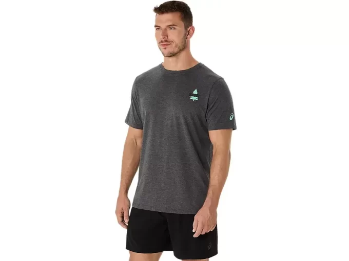 UNISEX ASICS NATURE LYHYTHIHAINEN T-PAITA