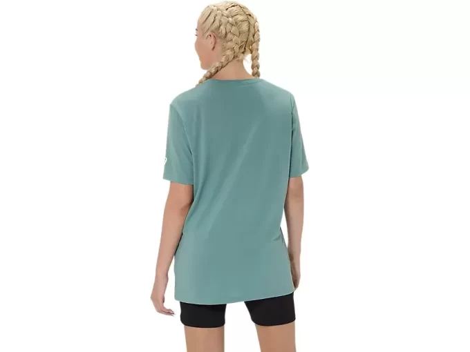 UNISEX ASICS PALM IN THE SUN LYHYTHIHAINEN T-PAITA