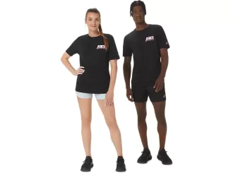 UNISEX ASICS SMSB 1977 RUN CLUB LYHYTHIHAINEN T-PAITA