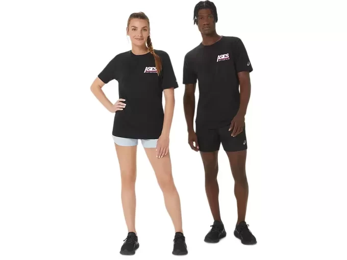 UNISEX ASICS SMSB 1977 RUN CLUB LYHYTHIHAINEN T-PAITA