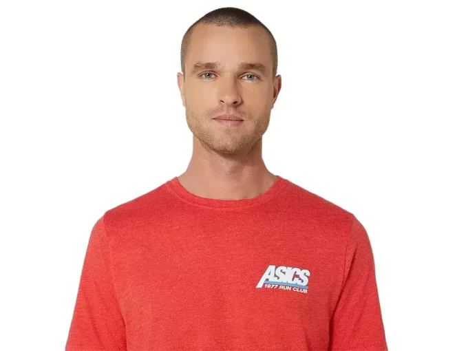 UNISEX ASICS SMSB 1977 RUN CLUB LYHYTHIHAINEN T-PAITA