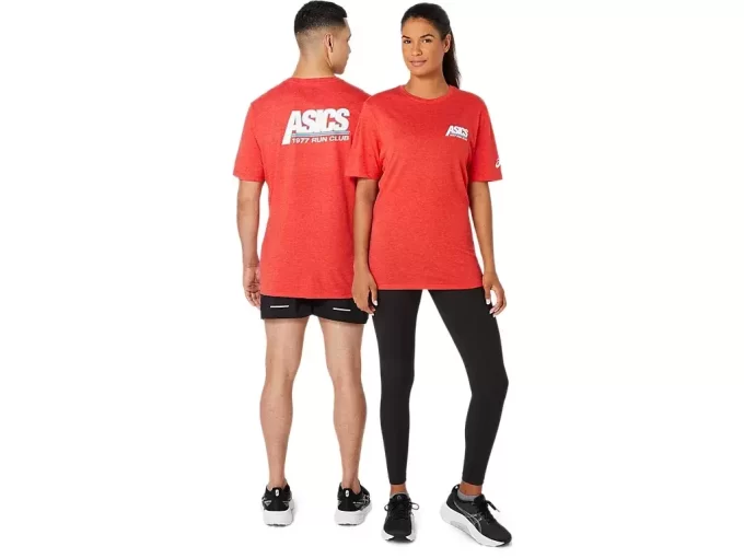 UNISEX ASICS SMSB 1977 RUN CLUB LYHYTHIHAINEN T-PAITA