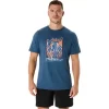 UNISEX ASICS WANDER LYHYTHIHAINEN T-PAITA