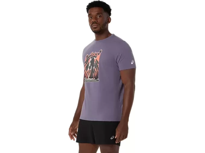 UNISEX ASICS WANDER LYHYTHIHAINEN T-PAITA