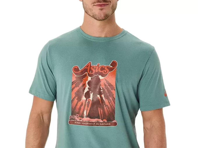 UNISEX ASICS WANDER LYHYTHIHAINEN T-PAITA